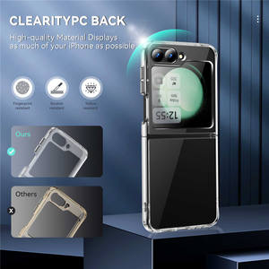 Transparente Delgado Anti Shock Soft TPU Bumper Hybrid Hard 2,0 MM PC Smart Phone Case para <span class=keywords><strong>Samsung</strong></span> Z <span class=keywords><strong>Flip</strong></span> 6 5 4 3 - Product Image 5