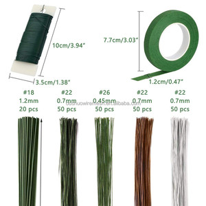 Alambre Decorativo Ecológico de Calibre 22 para Flores, Alambre para Hacer Flores y Decoración de Pasteles, Venta al por Mayor - Product Image 1
