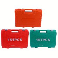 218 Pcs OEM 1 Set Hard Case Chrome Vanadium Steel Adjustable Wrenches Easy Carry Car Repair Socket Tool Set