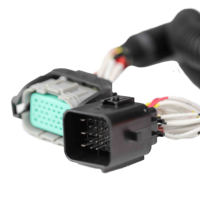 كابل بطارية مخصص بقلب نحاسي عالي التيار مع محول طرفي حلقي شديد التحمل 4/0 AWG لمحول الطاقة الشمسية وبنك البطاريات