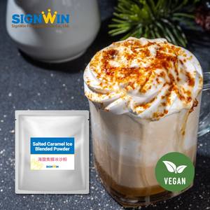 Poudre de smoothie au caramel onctueux et crémeux, de qualité constante, au goût sucré et salé, pour une préparation rapide. - Product Image 1