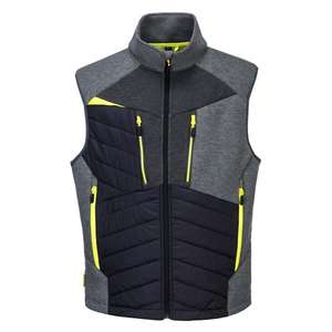 PORTWEST - DX470MGRXS DX4 Hybrid Baffle métal gris gilet - EAN 5036108381739 HI-VIS WORKWEAR - Product Image 1