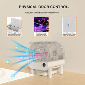 Arenero Inteligente Caja <span class=keywords><strong>de</strong></span> Arena Automática para Gato, Robot <span class=keywords><strong>El</strong></span>éctrico <span class=keywords><strong>de</strong></span> Limpieza Inteligente con Control por Aplicación, Wifi, <span class=keywords><strong>Teléfono</strong></span> - Product Image 4