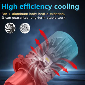 Faro Delantero LED de Alta Potencia M01P, Resistente al Agua, 12V 10000lm H4, Proyector de 100W 6000K, Universal, Enchufar y Usar, para Automóvil - Product Image 5