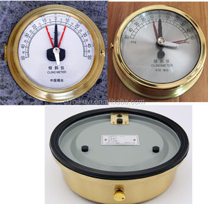 Marine Boat Ship Nautical Wall 3 Three-pointer <span class=keywords><strong>Digital</strong></span> Clinometer Gauge Brújula <span class=keywords><strong>Reloj</strong></span> Cronómetro 50 Grados Alcance - Product Image 2