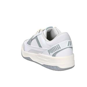 Baskets Puma pour Homme Blanches 40-45, Talon de 4 cm, Chaussures Tendance en Toile - Product Image 2