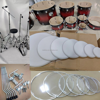 Factory Wholesale Drum Set Professional with Drum Pedal & Cymbal - Percussion Instruments Jazz Drum Kit for Rock & Studio Use