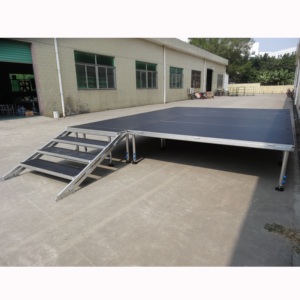 Escenario Portátil de Aluminio para DJ, Ajustable en Altura, Ligero, Fácil de Montar y Sin Necesidad de Electricidad - Product Image 6