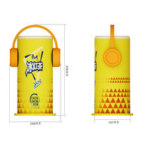 Lata de Bebida Energética Inflable Gigante Personalizada Directo de Fábrica, de Tela Oxford Resistente al Agua, para Decoración de Eventos Publicitarios al Aire Libre
