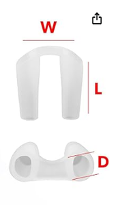 Penyangga Hidung Sekali Pakai Ramah Lingkungan dari Silikon Medis Lembut No.7 - Product Image 4