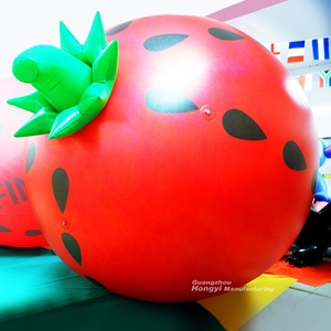 Balloos de <span class=keywords><strong>fraise</strong></span> gonflables géants de PVC de publicité d'événement pour la décoration d'expositions de partie - Product Image 2