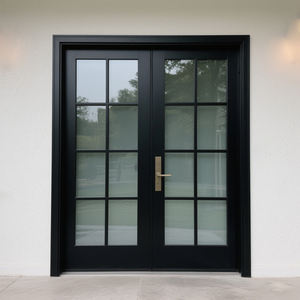 Paneles con bisagras para puertas de vidrio giratorias de aluminio de 71*92 pulgadas modernas para suministro de vista amplia del centro comercial Mercado norteamericano - Product Image 1