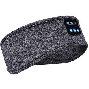 Écouteurs Bluetooth pour le sport, bandeau fin, doux, élastique, confortable, sans fil, musique, masque pour les <span class=keywords><strong>yeux</strong></span> pour les dormeurs latéraux - Product Image 1