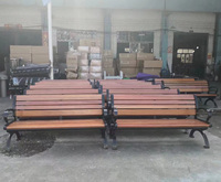 Banc de jardin moderne de haute qualité pour patio, jardin extérieur et parc