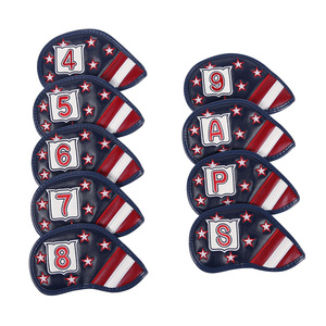 Fundas Protectoras para Palos de Golf de Diseño Atractivo en Cuero PU Azul Oscuro de Primera Calidad, Versátiles para Hombres y Mujeres - Product Image 3