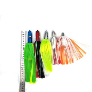 Señuelo de Metal para pesca en aguas profundas, anzuelo de arrastre sin montar, de 6,5 pulgadas, 7 pulgadas, 9 pulgadas, 10 pulgadas, 11,5 pulgadas, pulpo sin montar - Product Image 3