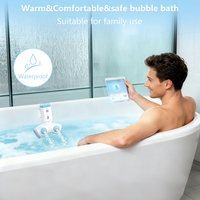 Baignoire à bulles portable de luxe moderne en ABS, qualité spa, avec fonction de massage pour la relaxation