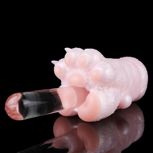 เซ็กซ์ทอยซิลิโคนสองช่องสำหรับผู้ชายอุปกรณ์ช่วยตัวเองทางช่องคลอด - Product Image 3