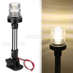 Feu de navigation LED rabattable pour yacht, bateau, feu d'ancre de coque 12-24V, signalisation marine Pactrade pour bateau à voile - Product Image 1