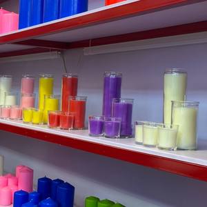 7 <span class=keywords><strong>jours</strong></span> de longue durée église bougie haute qualité personnalisé Saint décalcomanies bougie prière Velas pour cérémonie religieuse - Product Image 5