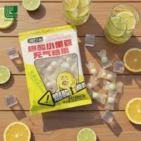 Bonbons crémeux et moelleux au citron, super acidulés et fruités, avec glaçage croustillant au lait, certifiés HALAL, mini, vente en gros, directement de l'usine