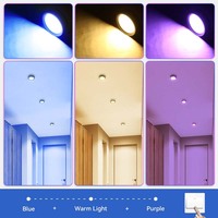 Canmeijia Plafonnier Rond à Montage en Surface pour Intérieur 5W 10W 15W 25W, Downlight Commercial Dimmable, Downlight LED, Downlight