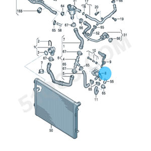 <span class=keywords><strong>Pompe</strong></span> à <span class=keywords><strong>liquide</strong></span> <span class=keywords><strong>de</strong></span> <span class=keywords><strong>refroidissement</strong></span> auxiliaire OEM 5N0965561 Audi A3 Q3 VW <span class=keywords><strong>Golf</strong></span> Plus Sharan EOS Caddy Scirocco - Product Image 6