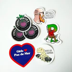 Papel adhesivo brillante y mate de vinilo troquelado impermeable duradero personalizado - Product Image 1