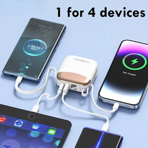 Hyto <span class=keywords><strong>Mini</strong></span> 10000MAh Ngân Hàng Điện USB C Nhanh Chóng Sạc Với Cáp Pd20w 22.5W Bên Ngoài Phụ Tùng Pin Cho <span class=keywords><strong>Iphone</strong></span> Samsung Xiaomi - Product Image 6