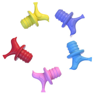 Silicone Little Bird Wine Bottle Stopper, tái sử dụng, rò rỉ bằng chứng, dễ thương, vui vẻ, trang trí rượu vang toppers chai nút chai - Product Image 2