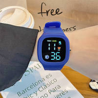 Jam Tangan Olahraga Fashion Anak-Anak Terlaris Berkualitas Tinggi Model Antik Persegi Modis Digital Layar Sentuh LED