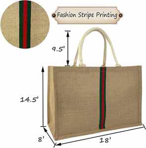 Bolso de Playa Grande Tejido Multifuncional Ecológico y Natural Personalizado, Bolso de Hombro de Yute de Lujo Multifuncional de Diseño - Product Image 3