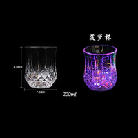Clignotant tasse bière tasse Led verre boisson tasse liquide activé lampe verre pour bar et fête
