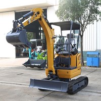 Excavatrice compacte robuste 26U 20 kW pour travaux routiers et terrassement