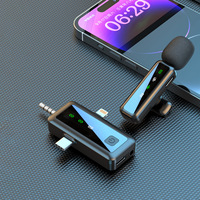 Microphone cravate sans fil mini 3 en 1 H65 pour iPhone, Samsung, appareil photo, diffusion en direct, vlog, tout-en-un, universel, un seul microphone