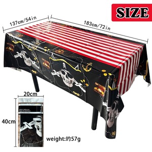 Set di Decorazioni per <span class=keywords><strong>Festa</strong></span> a Tema Pirata, Stoviglie Usa e Getta, Bicchieri di Carta, Striscioni, Tovaglie per Forniture di Compleanno per Bambini e Ragazzi - Product Image 5