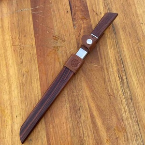 Couteau de combat de haute qualité, couteau de poche personnalisable, lame en acier inoxydable, fourreau en bois OEM, usage industriel, extérieur, bricolage, 1 an - Product Image 5