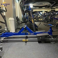 Máquina de remo con barra en T Kaishi para gimnasio, para esculpir la espalda, con carga de placas, peso libre, certificación CE