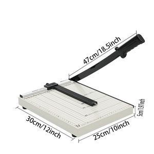 스틸 블레이드 및 금속베이스가있는 A4/A3수동 종이 절단기는 일상 사무실에 적합합니다. - Product Image 6