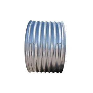 Tubería de Alcantarillado Metálica y Tubería de Alcantarillado para Puentes, para la Gestión de Aguas Pluviales y Drenaje de Caminos Rurales, Tubería de Acero Galvanizado - Product Image 1