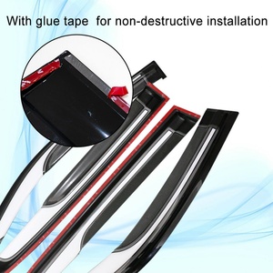 KQD Brand PMMA Vent Car Parts Accessories <b>Sun</b> Visor Wind Deflector Rain Guard Window Visor for Toyota Fortuner 2012-2019 - Product Image 3