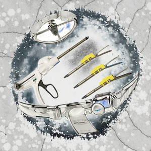 Set di Strumenti Chirurgici Endoscopici con <span class=keywords><strong>Cartucce</strong></span> da 60mm, Lama Lineare a Spessore Medio da 45mm, 6 File, Funzionamento Manuale - Product Image 3