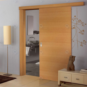 <span class=keywords><strong>Kit</strong></span> de quincaillerie moderne pour porte coulissante en composite, porte magique pour salon, hôtel, écran en fibre de verre - Product Image 1