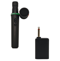 Microphone sans fil portable 2,4 G personnalisé avec Bluetooth 6.0 et batterie rechargeable Type-C pour haut-parleur karaoké