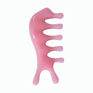 Peigne de massage en résine de haute qualité, outil gratte-tête personnalisé, prix de gros directement de l'usine - Product Image 2
