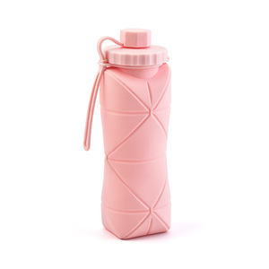 Large Capacity <b>Collapsible</b> Silicone <b>Water</b> <b>Bottles</b> Portable BPA-Free Cups with Leakproof Valve for Outdoor Travel and Daily Use - Product Image 5