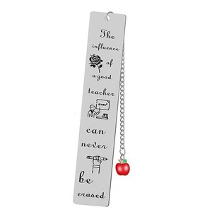 Marque-page personnalisé en acier au titane Tenture murale en acier inoxydable Cadeau de Thanksgiving pour <span class=keywords><strong>la</strong></span> gravure de <span class=keywords><strong>littérature</strong></span> - Product Image 5
