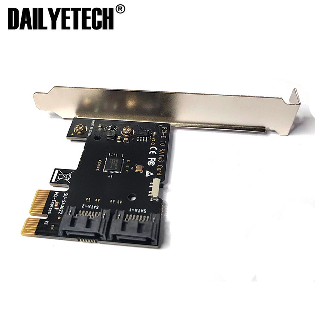 SATA Expansion Card PCI Express to SATA 3.0 2 Port SATA Controller PCI-e