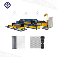Machine à treillis diamanté entièrement automatique pour isolation protectrice des terrains de jeux, treillis à mailles losangées en fil galvanisé CNC, modèle Cowan