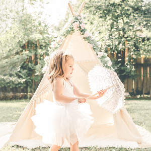 Venta al por mayor <span class=keywords><strong>tienda</strong></span> <span class=keywords><strong>Tipi</strong></span> bebé lona al aire libre de Teepee <span class=keywords><strong>tienda</strong></span> para los <span class=keywords><strong>niños</strong></span> - Product Image 2